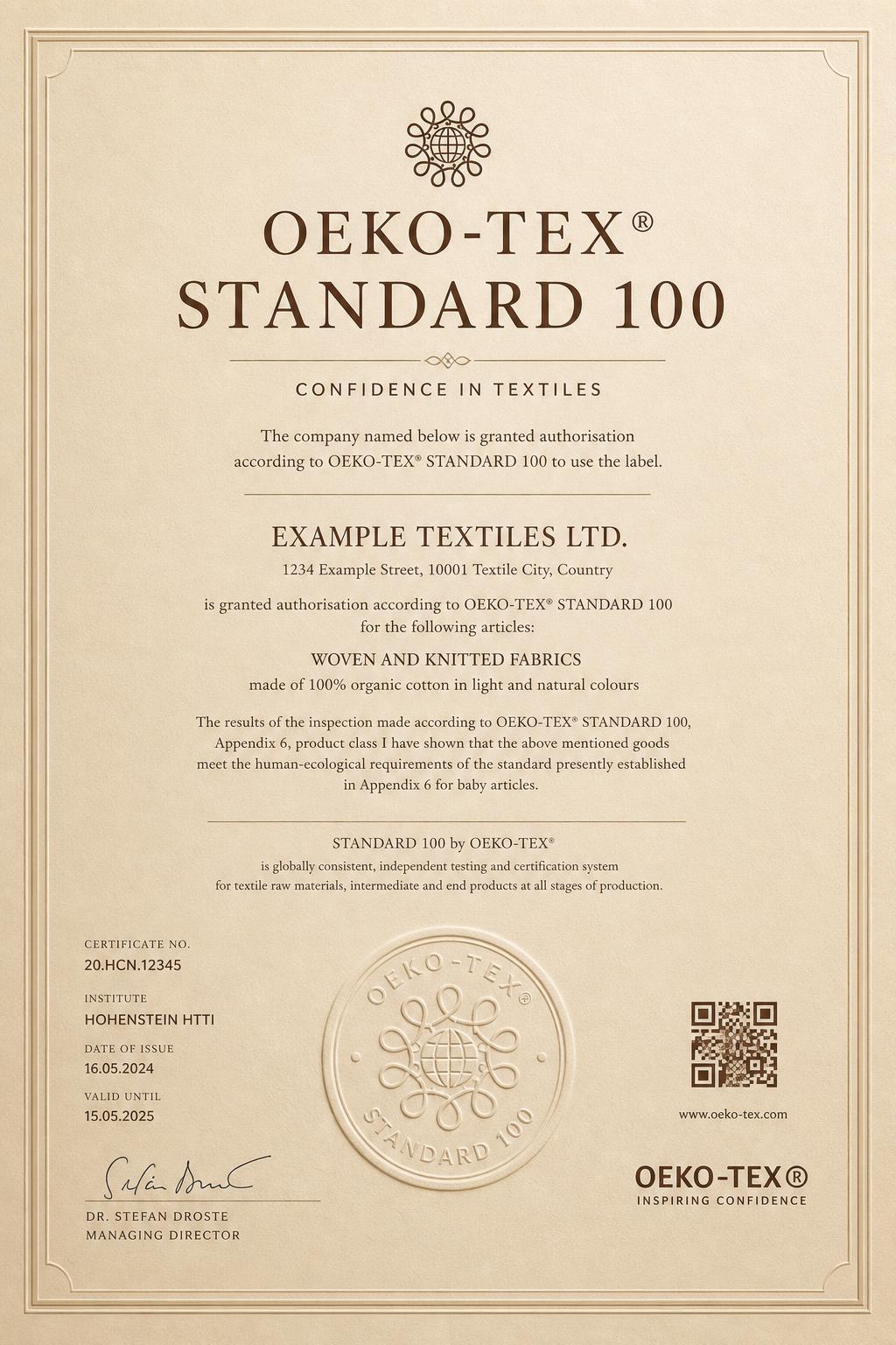 OEKO-TEX Standard 100