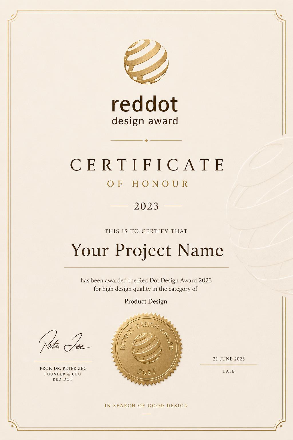 Reddot Design Award